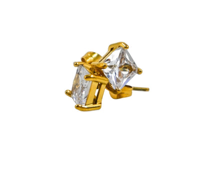 crystal stud earrings