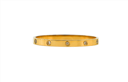 Cartier style bracelet in gold
