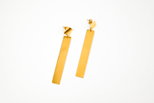 dangle gold earrings